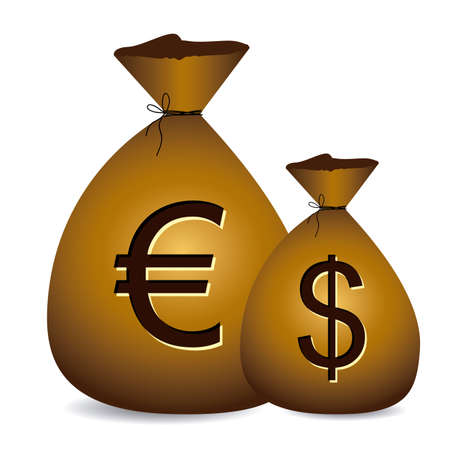 Currencies design over white background, vector illustrationのイラスト素材