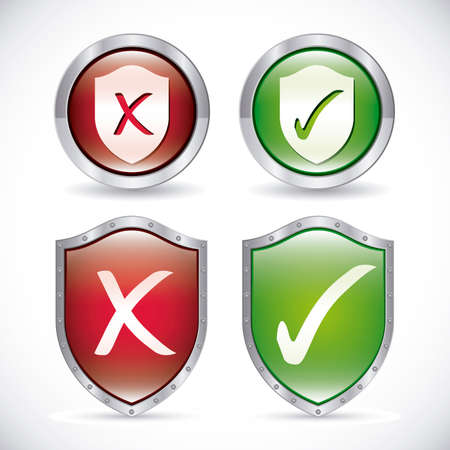 Security design over white background, vector illustrationのイラスト素材