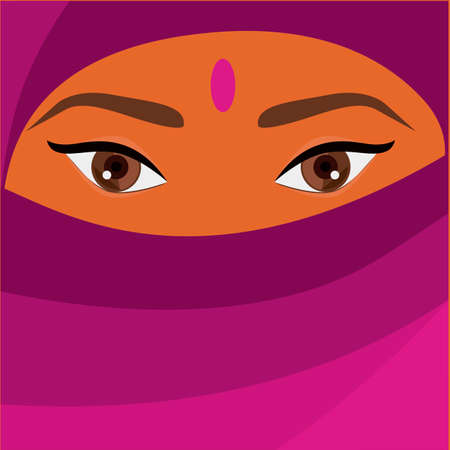 India design, vector illustrationのイラスト素材