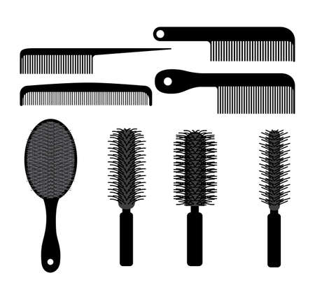Hair saloon design over white background, vector illustrationのイラスト素材