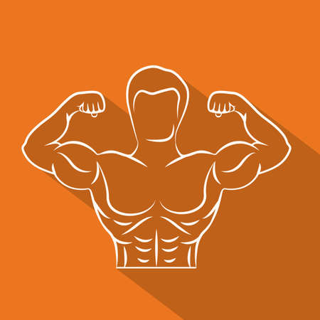 Kite design over orange background, vector illustrationのイラスト素材