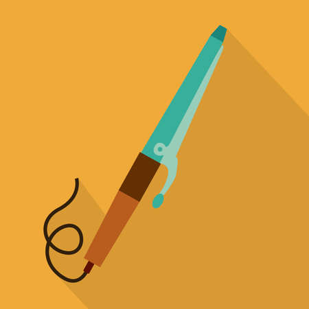 Hair saloon design over yellow background, vector illustrationのイラスト素材