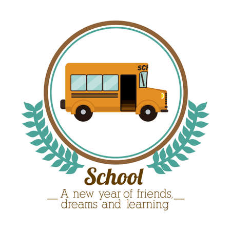 School design over white background, vector illustrationのイラスト素材