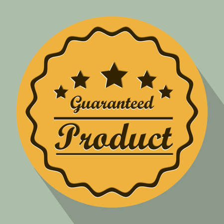 Labels design over green background, vector illustrationのイラスト素材