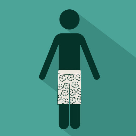 Pictogram design over yellow background, vector illustrationのイラスト素材