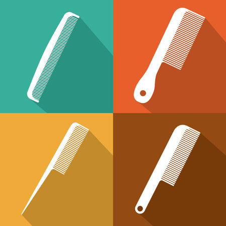 Hair saloon design over white background, vector illustrationのイラスト素材