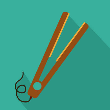 Hair saloon design over blue background, vector illustrationのイラスト素材