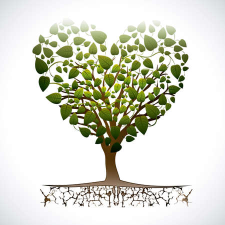 Ecology design over white background, vector illustrationのイラスト素材