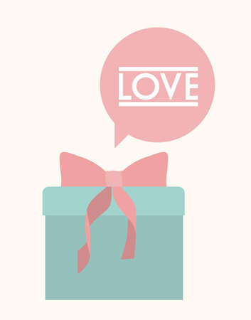 Love design over white background, vector illustrationのイラスト素材