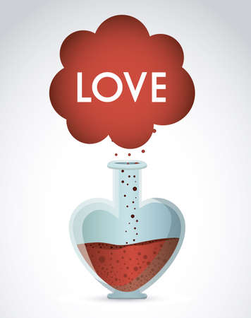 Love design over white background, vector illustrationのイラスト素材