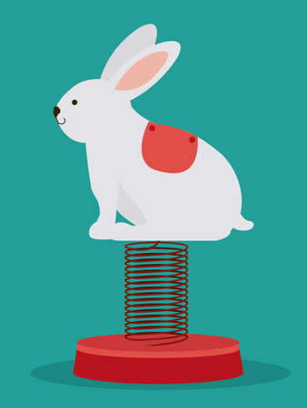 Theme park design over blue background, vector illustrationのイラスト素材