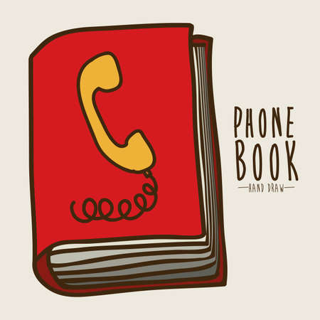 Book design over beige background, vector illustrationのイラスト素材