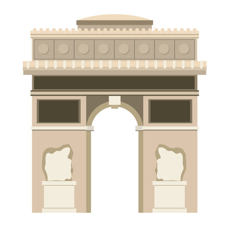 Paris design over white background, vector illustrationのイラスト素材