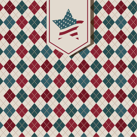 USA design over vintage background, vector illustrationのイラスト素材