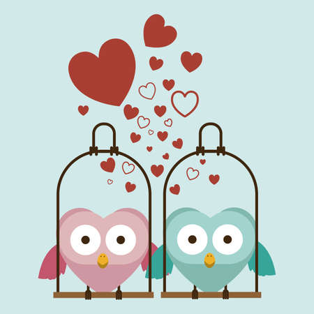 Animal design over blue background, vector illustrationのイラスト素材