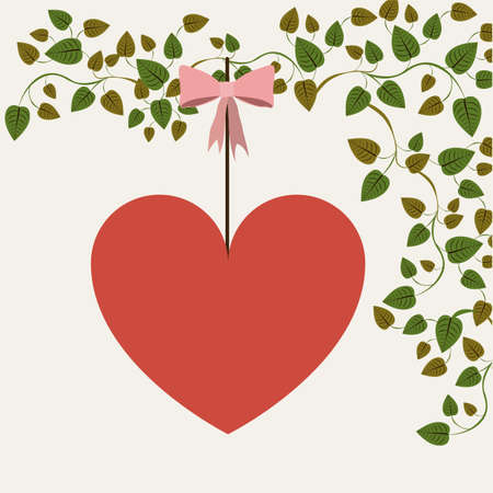 Love design over white background, vector illustrationのイラスト素材