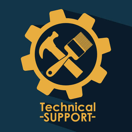 Tools design over blue background, vector illustrationのイラスト素材