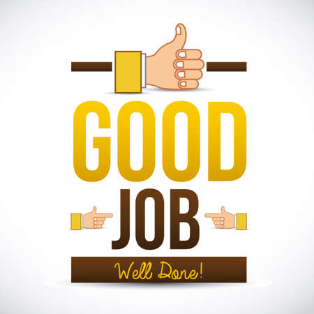 Job design over white background, vector illustrationのイラスト素材