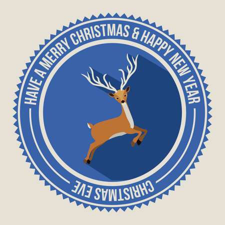 Christmas design over beige background,vector illustrationのイラスト素材