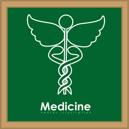 Medical design over blackboard background,vector illustrationのイラスト素材