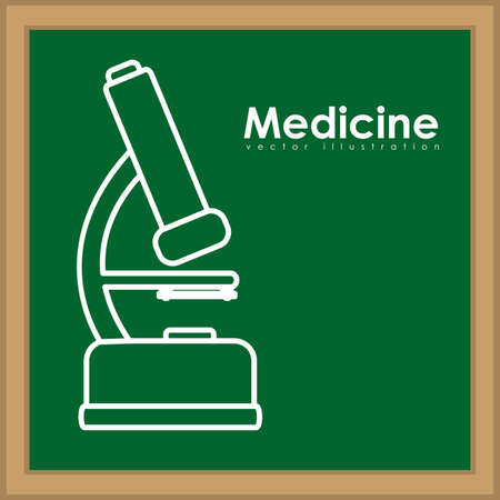 Medical design over blackboard background,vector illustrationのイラスト素材
