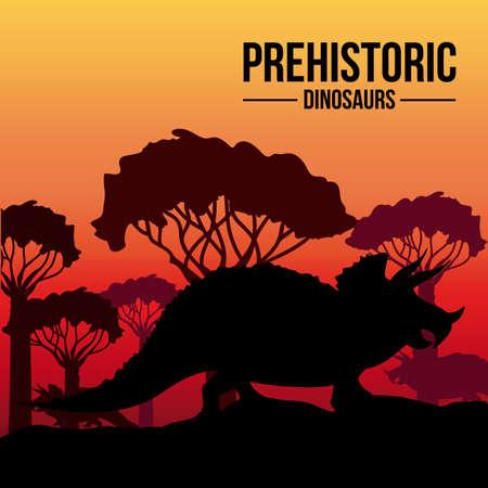 Dinosaur design over sunshine background,vector illustrationのイラスト素材
