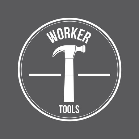 Tools design over gray background,vector illustrationのイラスト素材