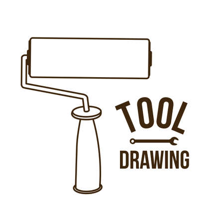 Tools design over white background,vector illustrationのイラスト素材