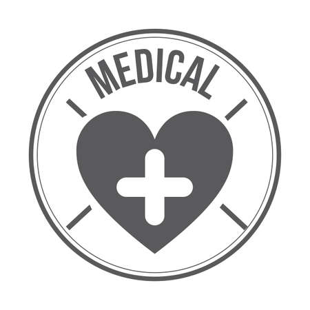 Medical design over white background,vector illustrationのイラスト素材