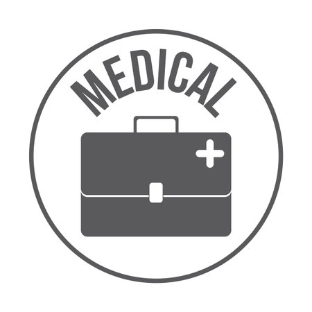 Medical design over white background,vector illustrationのイラスト素材