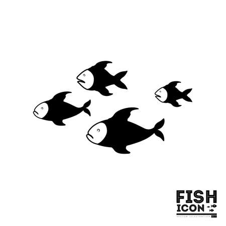 Fish design over white background,vector illustrationのイラスト素材