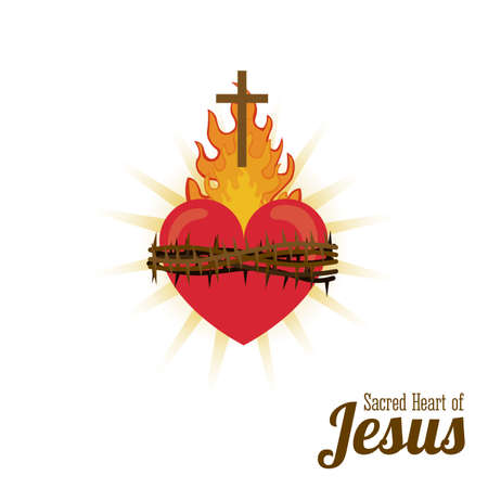 Christianity design over white background, vector illustrationのイラスト素材