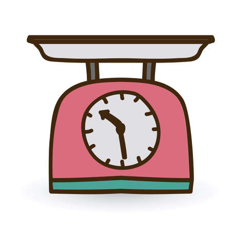 Kitchen design over white background, vector illustrationのイラスト素材