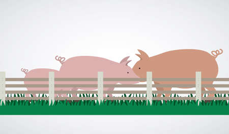 Animal design over white background, vector illustrationのイラスト素材