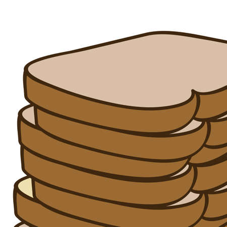 Food design over white background, vector illustrationのイラスト素材
