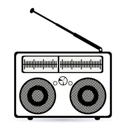 Music design over white background, vector illustrationのイラスト素材