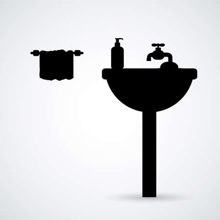 Icon design over white background, vector illustrationのイラスト素材