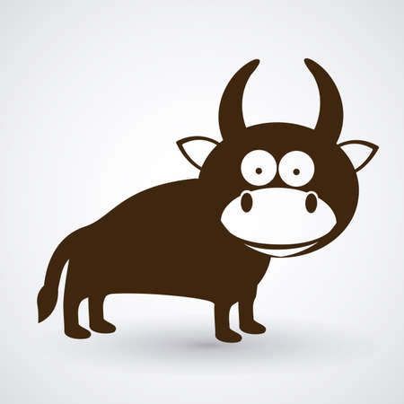 Animal design over white background, vector illustrationのイラスト素材
