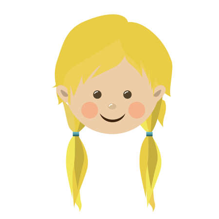 Kids design over white background, vector illustrationのイラスト素材