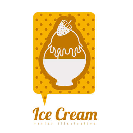 Food design over white background, vector illustrationのイラスト素材