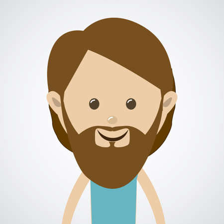 People design over white background, vector illustrationのイラスト素材