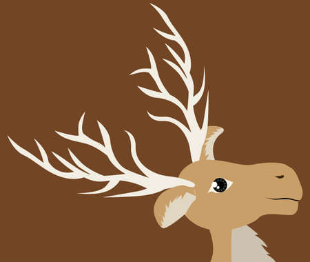 Christmas design over brown background, vector illustrationのイラスト素材