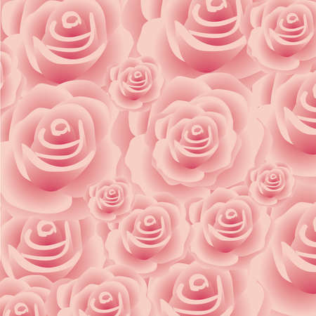 Flowers design over pink background, vector illustrationのイラスト素材