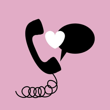 Love design over pink background, vector illustrationのイラスト素材