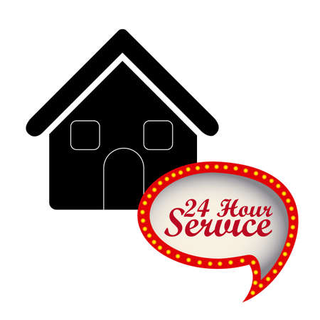 House design over white background, vector illustrationのイラスト素材