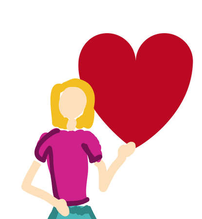 People design over white background, vector illustrationのイラスト素材