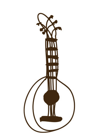 Music design over white background, vector illustrationのイラスト素材