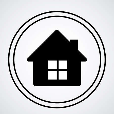 Real estate design over white background, vector illustrationのイラスト素材