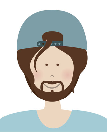 People design over white background, vector illustrationのイラスト素材