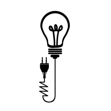 Energy design over white background, vector illustrationのイラスト素材